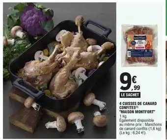 E.Leclerc 4 cuisses de canard confites offre