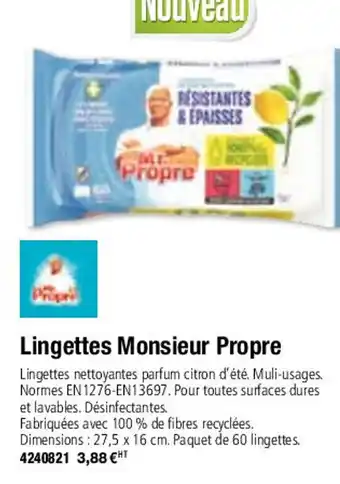 Lingettes Monsieur Propre