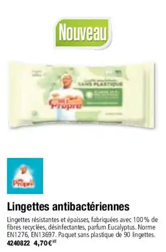 Plein ciel Lingettes Antibactèriennes offre