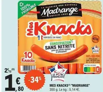E.Leclerc Mes knacks offre