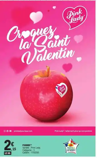 E.Leclerc Pomme pink lady offre
