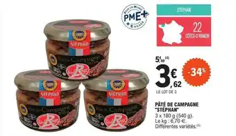 E.Leclerc Pâté de campagne offre