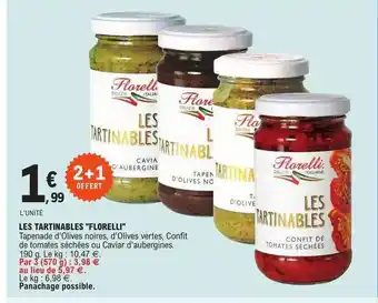 Les tartinables