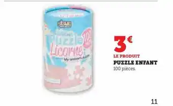 Hyper U Puzzle enfant offre
