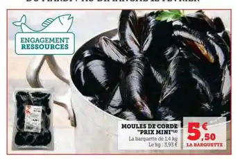 Hyper U Moules de corde offre