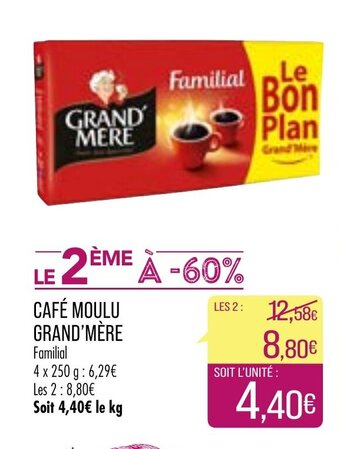 Match Café Moulu Grand'Mère offre