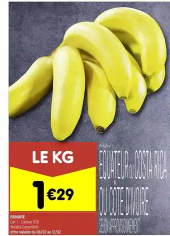 Leader Price Banane offre