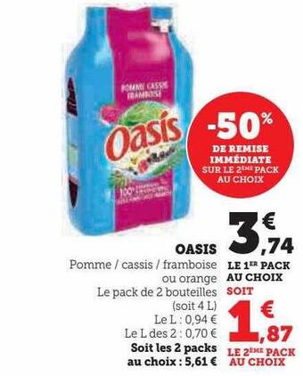 Super U Oasis offre