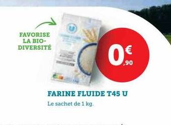 U Express Farine fluide t45 u offre