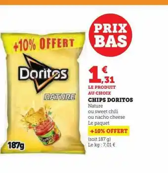 U Express Chips doritos offre