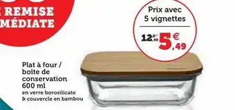 U Express Plat à four-boîte de conservation 600ml offre