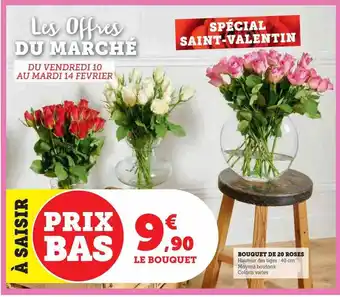 U Express Bouquet de 20 roses offre