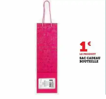 U Express Sac cadeau bouteille offre