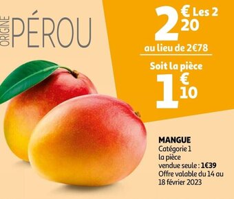 Auchan Mangue offre