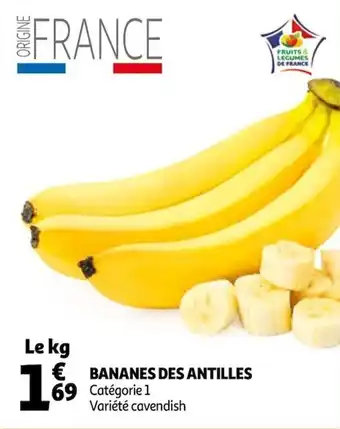 Auchan Bananes des antilles offre