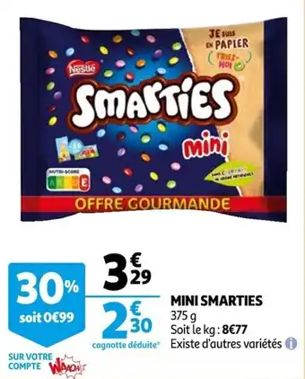 Auchan Mini smarties offre
