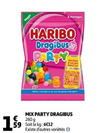 Auchan Mix party dragibus offre
