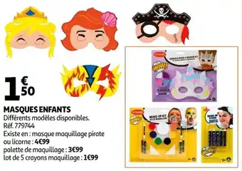 Auchan Masques enfants offre