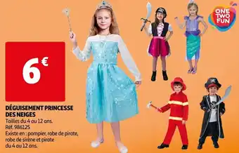 Déguisement princesse des neiges