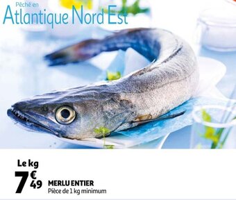 Auchan Merlu entier offre