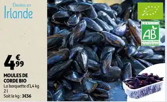 Auchan Moules de corde bio offre