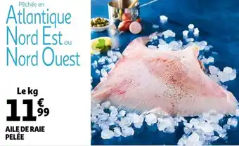 Auchan Aile de raie pelée offre