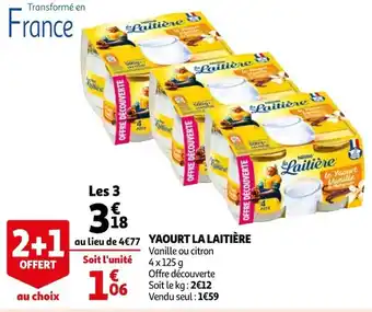 Auchan Yaourt la laitière offre