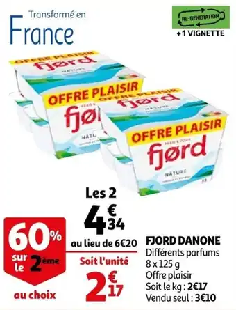 Auchan Fjord danone offre