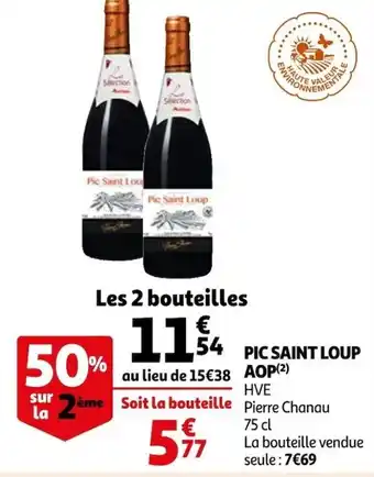 Auchan Pic saint loup aop offre