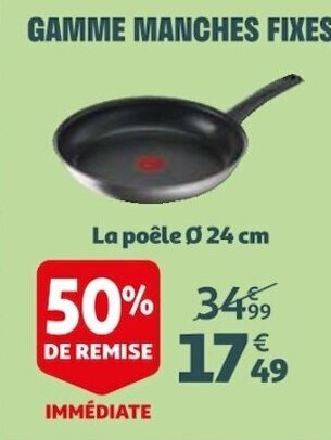 Auchan Gamme manches fixes offre