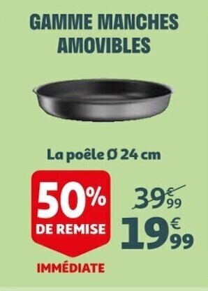 Auchan Gamme manches amovibles offre