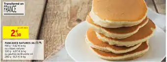 Intermarché Pancakes Natures x6 offre