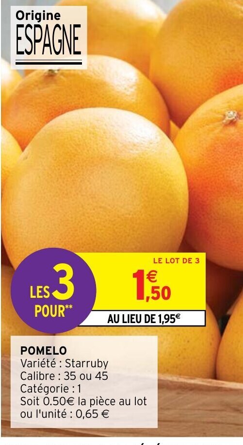 Promo Pomelo chez Intermarché
