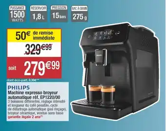 Migros Machine à café espresso philips offre