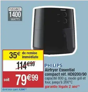 Migros Friteuse air frayer philips offre