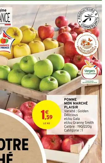 Intermarché Pomme Mon Marché Plaisir offre