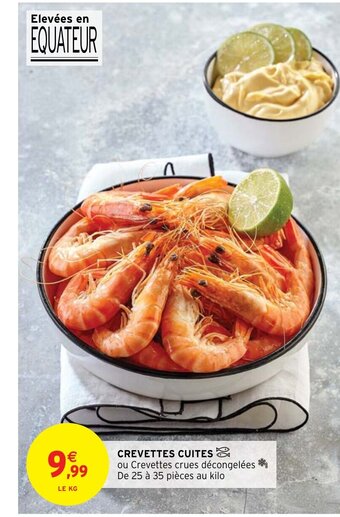 Intermarché Crevettes Cuites offre