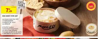 Intermarché Mini Mont D'or AOP offre