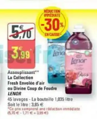 G20 Assouplissant la collection fresh envolée d'air ou divine coup de foudre LENOR offre