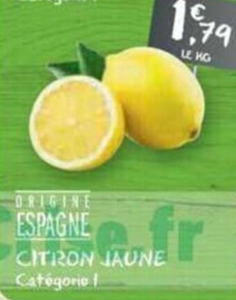 G20 Citron jaune offre