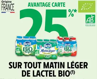 Intermarché Hyper Lactel bio offre