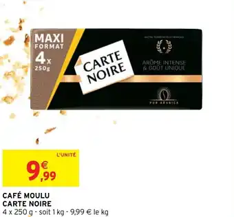 Intermarché Hyper Café moulu CARTE NOIRE offre