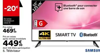 BUT Téléviseur Samsung 50AU7025 offre