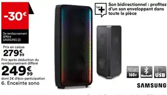 BUT Enceinte Sono offre