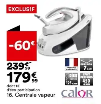 BUT Centrale Vapeur offre