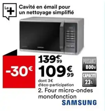 BUT Four Micro-Ondes Monofonction offre