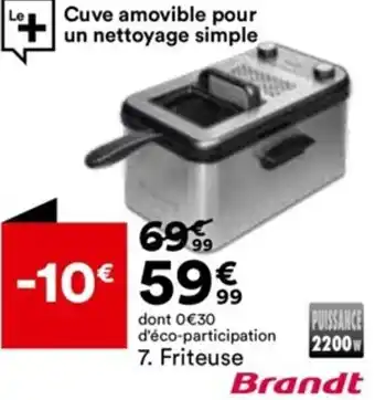 BUT Friteuse Brandt FRI3200 offre