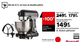 BUT Robot Patissier Brandt 173006 offre