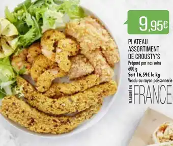 Match Plateau Assortiment de Crousty's offre