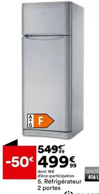 BUT Refrigerateur 2 Portes Indesit TAA5S1 offre